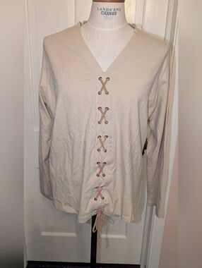 Allison Brittney Beige XL Top